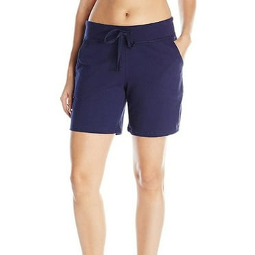 MQLKF Women's Solid Color Frenulum Pocket Leisure Time Elastic Waist Shorts Pants Stylish Beautiful Comfortable Women's Shorts