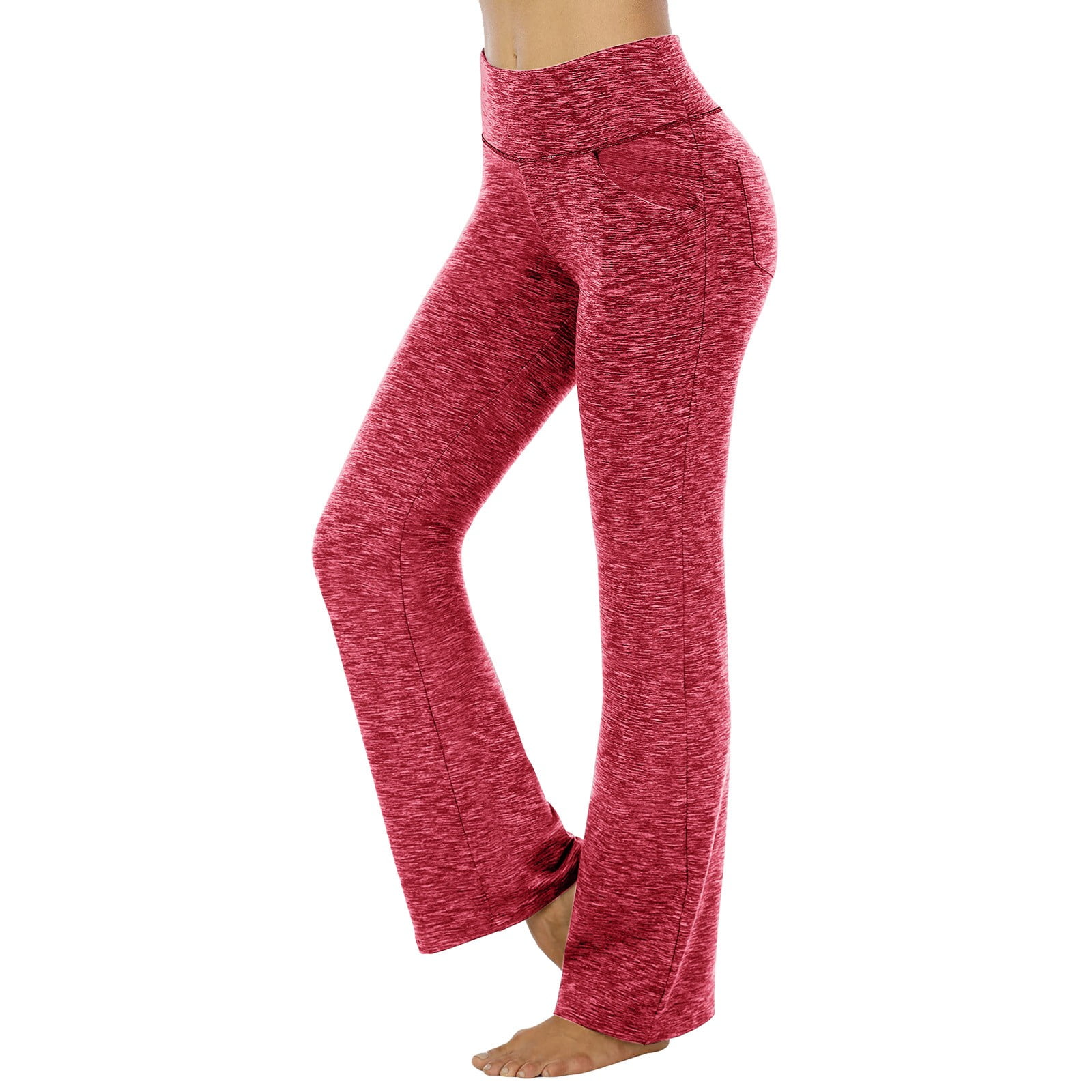 Women's Slim-fit Pocket High Waist Workout Sports Yoga Pants