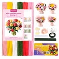 thumbnail image 1 of MQUPIN 450Pcs Pipe Cleaners Flower Making Beginner Kit for Craft,6 Colors Thick Fluffy Chenille Stems,DIY Craft Supplies to Make Tulip Lily Rose Bouquet,Handmade Art Decoration for Adults & Kids, 1 of 9