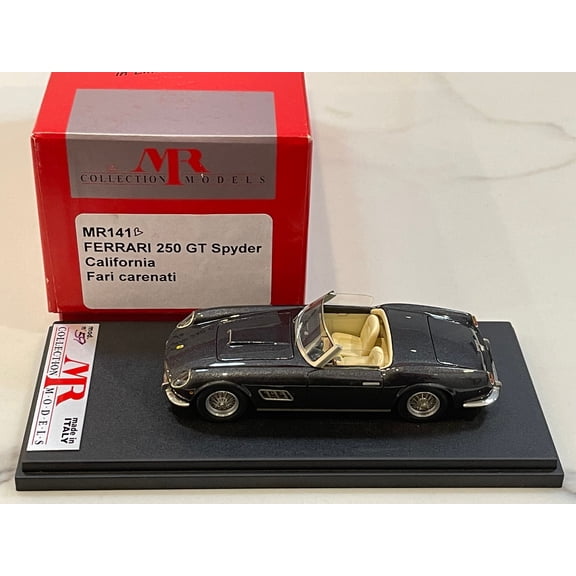 MR 1/43 Ferrari 250 GT California LWB Spyder Fari Carenati 1960 Met. Dark Grey MR141B