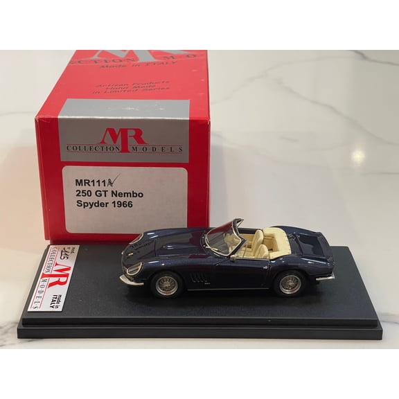 MR 1/43 Ferrari 250 GT Nembo Spyder 1966 Met. Blue MR111