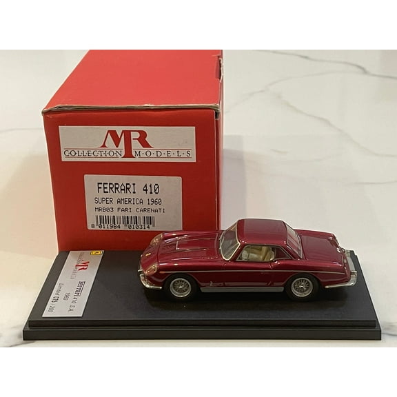 MR 1/43 Ferrari 410 Super America Fari Carenati 1960 Dark Red MRB03