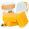 MR.A 3Packs Turmeric Soap AIF4 Bar, Organic Tumeric Soap for Face and