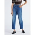 thumbnail image 1 of Free Assembly Women's Mid Rise Ankle Length Slim Jeans, 27" Inseam, Sizes 0-18, 1 of 5