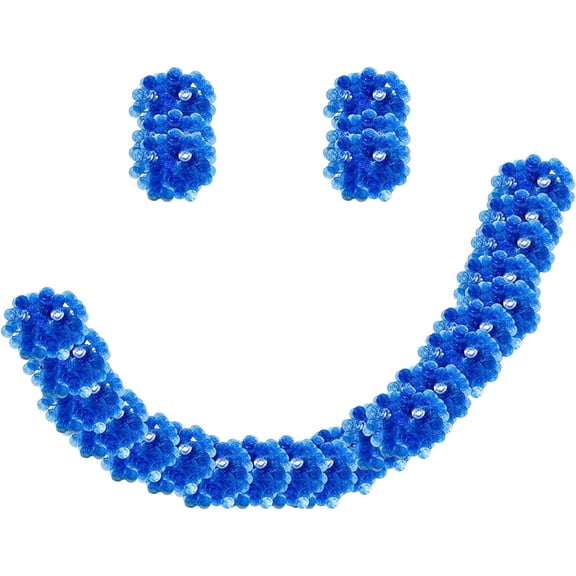 MR CHIPS Bingo Chips 3/4" Size - 100 Counting Bingo Chips in Blue Color - Smiley Face Design – Versatile Counting Chips for Classroom Activities & Board Games
