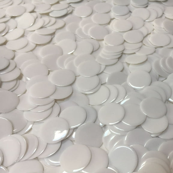 MR CHIPS Bingo Chips 3/4 inch Size - 150 Counting Bingo Chips in Solid White Color - Versatile Counting Chips for Classroom Activities & Board Games