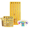 thumbnail image 1 of MR CHIPS Jam-Proof Bingo Cards with Sliding Windows - 25 Reusable Shutter Bingo Cards - 75 Bingo Calling Cards - 1 Bingo Master Board - Gold Rush Style, 1 of 10