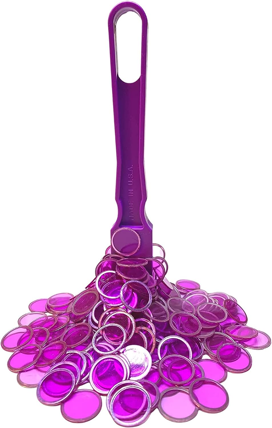 MR CHIPS Magnetic Bingo Wand Combo with 100 Upgraded Bingo Chips, Green