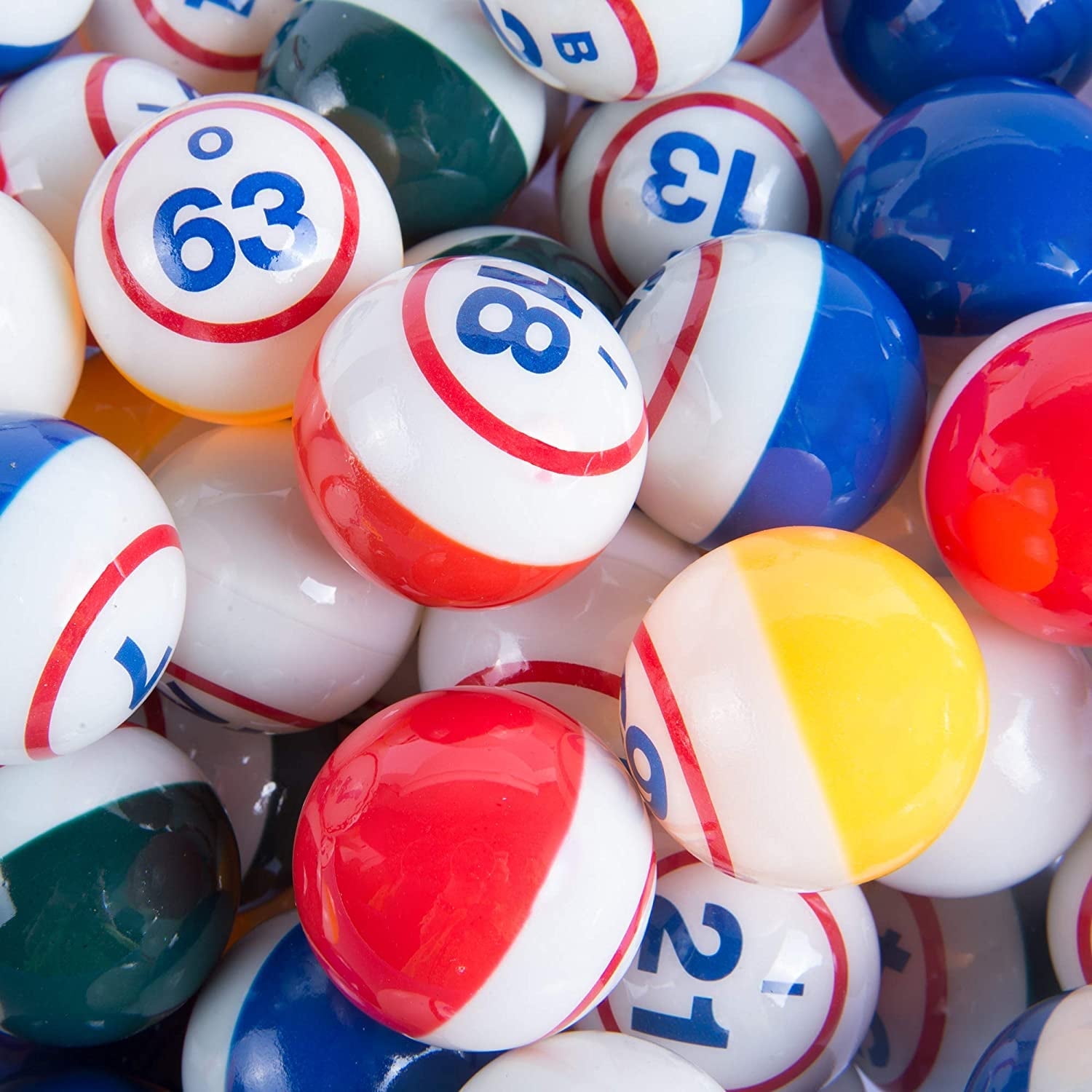 MR Chips Professional Numbered 1.5 Inch (38 mm) Bingo Balls