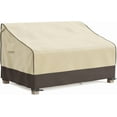 thumbnail image 1 of MR. COVER Outdoor Couch Cover Waterproof, Patio Furniture Covers for 2-Seater Couch, Fits up to 60"W x 35"D x 35"H, Moisture-proof & UV-protection, Brown & Khaki, 1 of 7