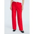 thumbnail image 1 of Free Assembly Women's Midrise Cropped Barrel Jeans, 27.5" Inseam, Sizes 0-20, 1 of 6