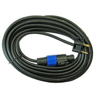 MR DJ CBSM100 100 Feet PRO PA DJ Speakon Male to Banana Plug Speaker CableMR DJ CBSM100 100 Feet PRO PA DJ Speakon Male to Banana Plug Speaker Cable
