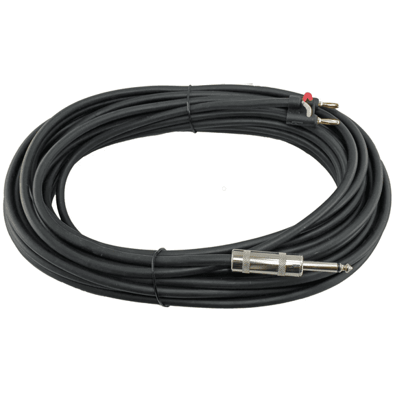 MR DJ CQB3 3' Pro PA DJ Karaoke Banana Plug to 1/4" Male Mono Audio Amp Patch Cords Speaker Wire PA CableMR DJ CQB3 3' Pro PA DJ Karaoke Banana Plug to 1/4" Male Mono Audio Amp Patch Cords Speaker