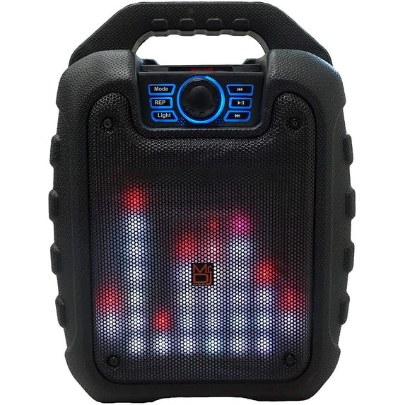 MR. DJ DISCO 5.25" portable speaker w/ Bluetooth rechargeable battery & led light