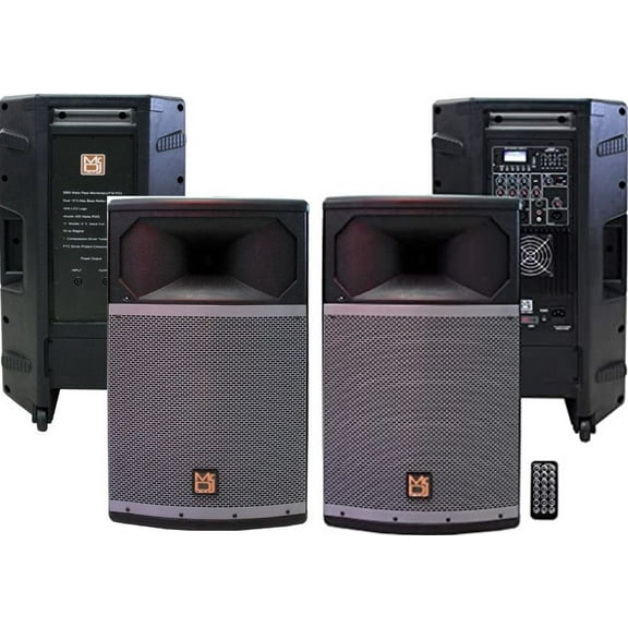 MR DJ PRO115BT & PRO115S PA DJ Active & Passive Speaker