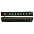 thumbnail image 1 of MR DJ PSC400 Power Switcher Surge Protectors Rack Mountable 8 Port Power Switcher Surge Protectors Green Toggles ON / OFF Power Center, 1 of 1