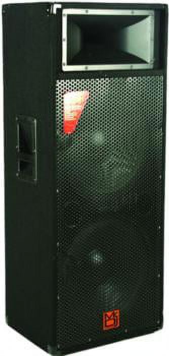 Caisson De Basses MR DJ PA115 – 15'' – 600 Watts – Noir/Rouge – Comme Neuf Avec Boîte