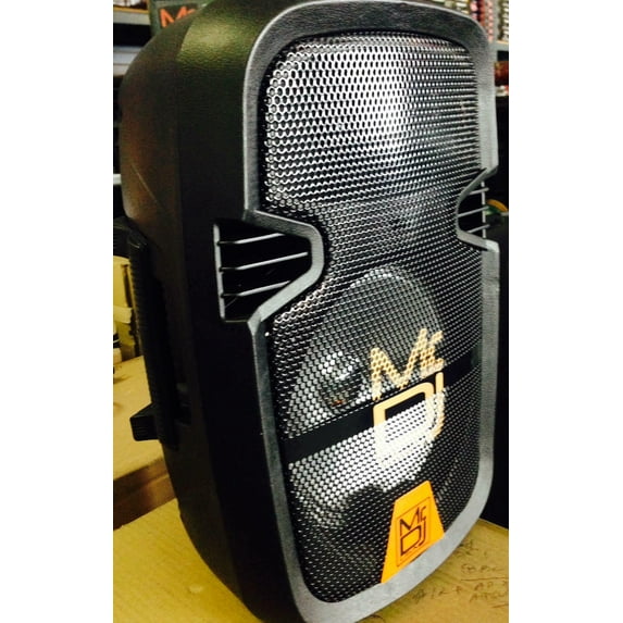 MR DJ USA PARTY SPEAKER PXBAT8 USB BLUETOOTH MP3 W/ BUILT IN RECHAGEABLE BATTERY