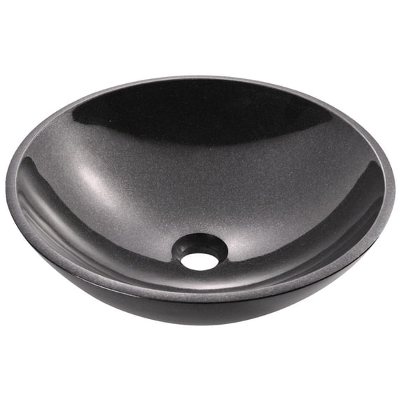 MR Direct 850-Black Granite Vessel Sink