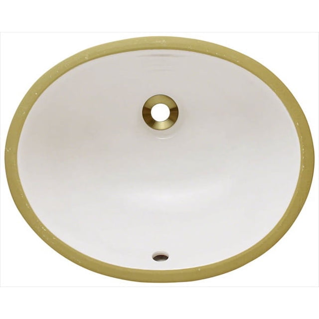 MR Direct UPS Bisque Porcelain Undermount Bathroom Sink - Walmart.com