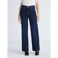 thumbnail image 1 of Free Assembly Women's Mid Rise Full Length Bootcut Jeans, 32" Inseam, Sizes 0-20, 1 of 6