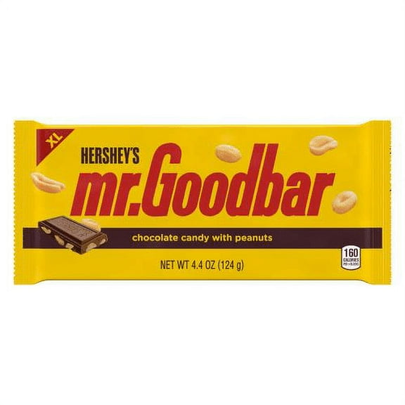 MR. GOODBAR Extra Large Milk Chocolate Bar, 4.4 Oz (Pack of 8)