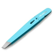 MR.GREEN Eyebrows Tweezers Colorful Beauty Fine Hairs Puller Makeup Tools Stainless Steel Slanted Eye Brow Clips Removal Blue