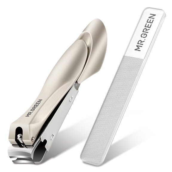 MR.GREEN Nail Clippers Stainless Steel Anti Splash Fingernail Cutter Manicure Tools Bionics Design Pedicure Scissor Nail Trimmer