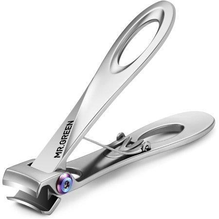MR.Green Wide-mouth Stainless Steel Nail Clipper Suitable for Thick and Hard Nails (Medium)