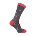 thumbnail image 1 of Mr Heron - Mens Animal Patterned Design Soft Bamboo Novelty Socks, 1 of 2
