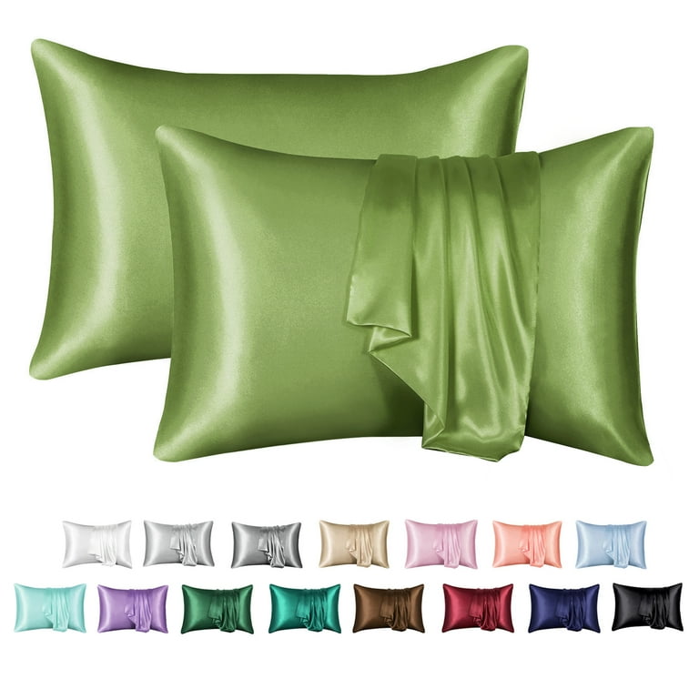 Satin Pillowcase - Sage