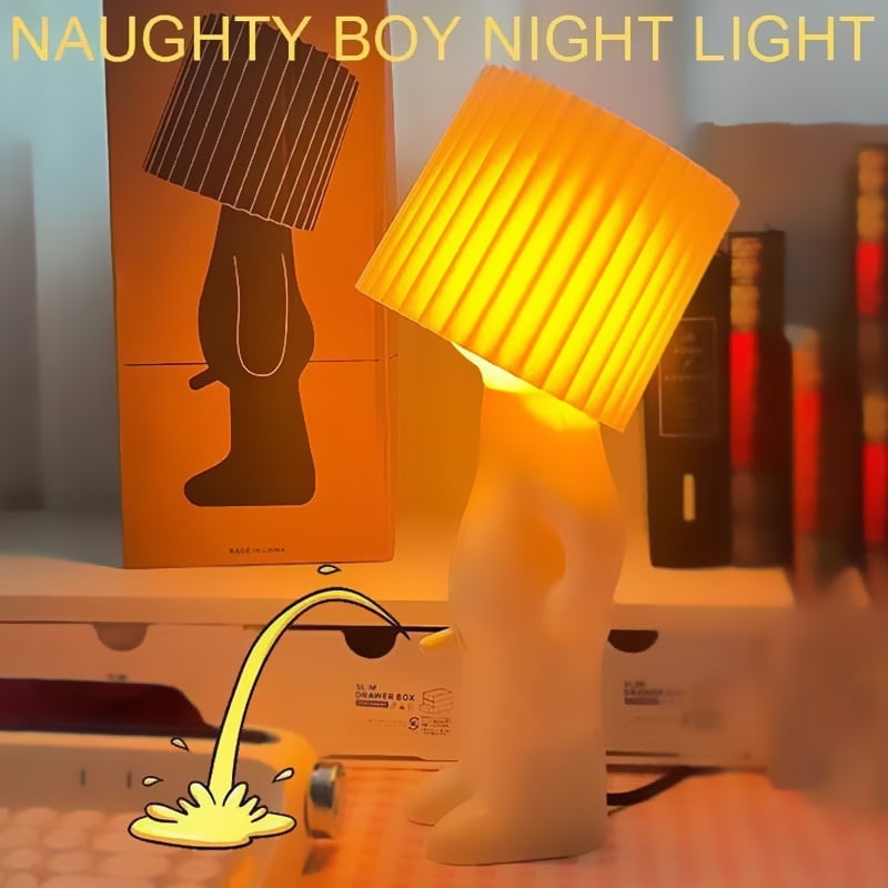 MR P Shy Boy Table Lamp, Creative and Cute Night Light with Touch ...