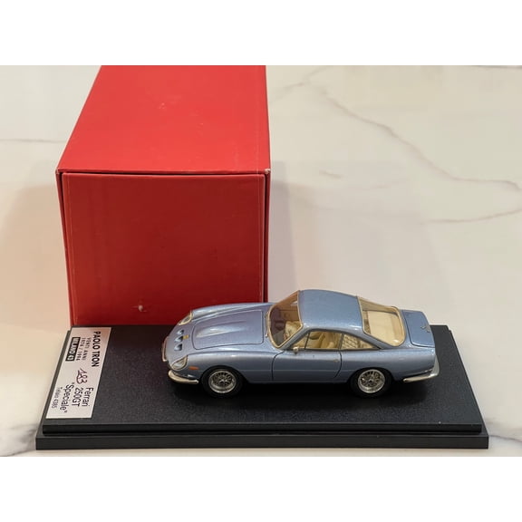 MR Paolo Tron 1/43 Ferrari 250 GT Lusso Speciale Telaio 04385GT 1963 Light Blue MRPT-02