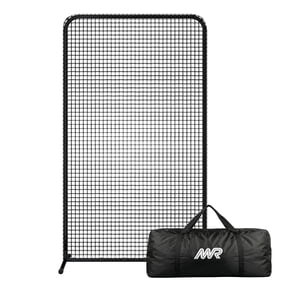 MR Professional Baseball Pitching Screen 7x4FT, Baseball Softball Portable Batting Screen, Protective Pitcher Safety Net