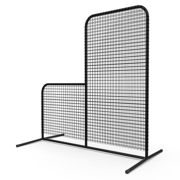 MR Professional Baseball Pitching Screen, Baseball Softball Portable Batting Screen, Protective Pitcher Safety Net