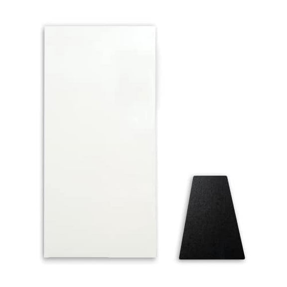 MR.R One Pack 6x12" Sublimation Blanks MDF Photo Frame Custom Picture Frames Tabletop Wall Mounting Christmas Festival DIY for Heat Transfer 15x30.5cm