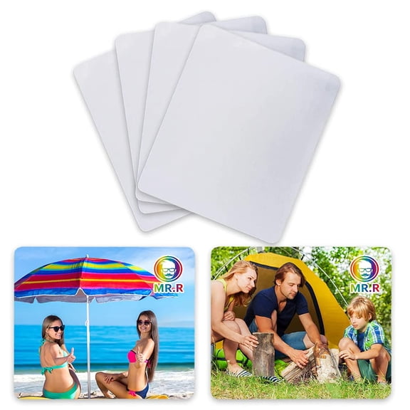 MR.R Sublimation Blanks White Mouse Pad 3mm Thickness for Sublimation Heat Transfer Printing (6 Pieces)9.4''x7.8''x0.12''