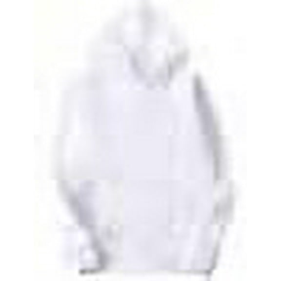 MR.R Sublimation Polyester Blank White Hoodie Hooded Sweatshirt Cloth Unisex Style with USA Size,3XL