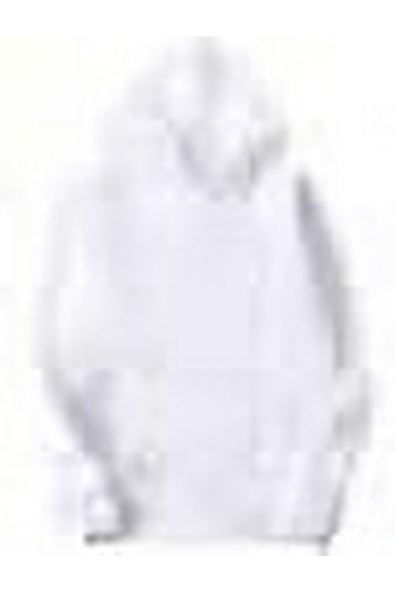 Sublimation Polyester Blank White Hoodie Hooded Sweatshirt Cloth Unisex Style with USA Size,M Size