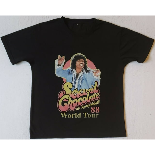 Mr Randy Watson Sexual Chocolate World Tour 88 Coming To America Xl Black Shirt 1576