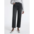 thumbnail image 1 of Free Assembly Women's Midrise Relaxed Ankle Jeans, 27.5" Inseam Sizes 0-18, 1 of 5