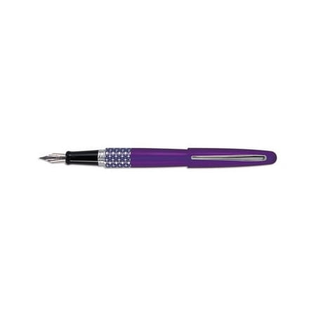 MR Retro Pop Collection Fountain Pen Gift Box 0.7mm, Black Ink, Purple Barrel