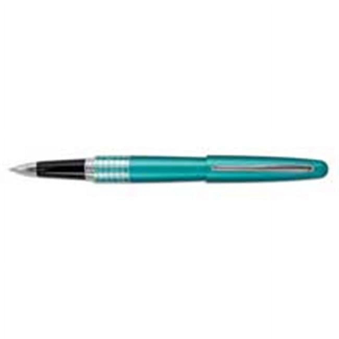 Pilot MR Retro Pop Fountain Pen - Fine Pen Point - Refillable - Black Gel-based Ink - Turquoise Barrel - 1 Each Pilot MR Retro Pop Fountain Pen - Fine Pen Point - Refillable - Black Gel-based Ink - Turquoise Barrel - 1 Each