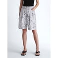 thumbnail image 1 of Scoop Women's and Women's Plus Mid-Rise Shorts, 9'' Inseam, Sizes 0-26W, 1 of 5