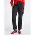 thumbnail image 1 of Free Assembly Women's Mid Rise Ankle Length Slim Jeans, 27" Inseam, Sizes 0-18, 1 of 5