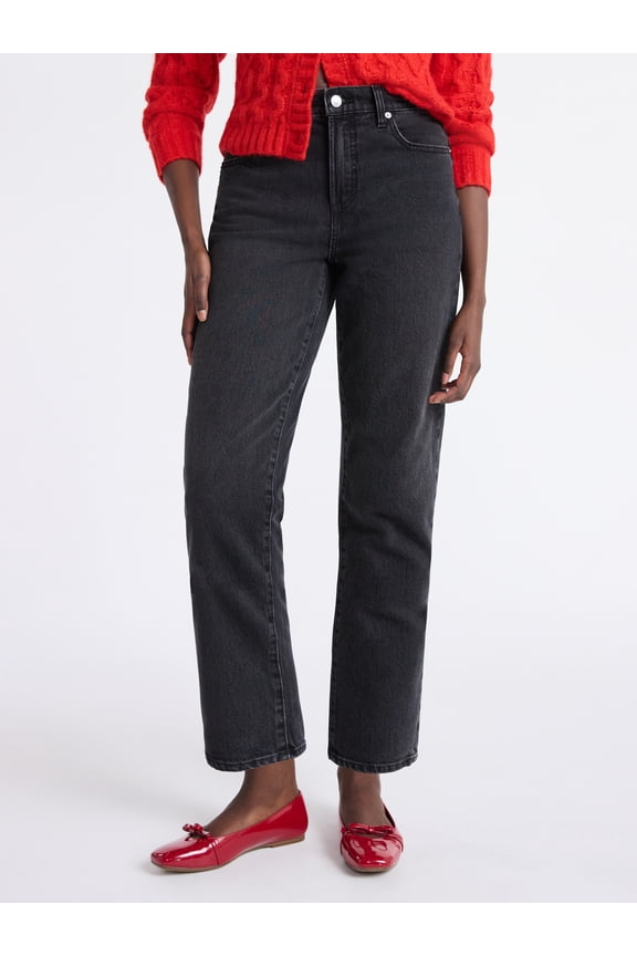 Women's Mid Rise Ankle Length Slim Jeans, 27" Inseam, Sizes 0-18