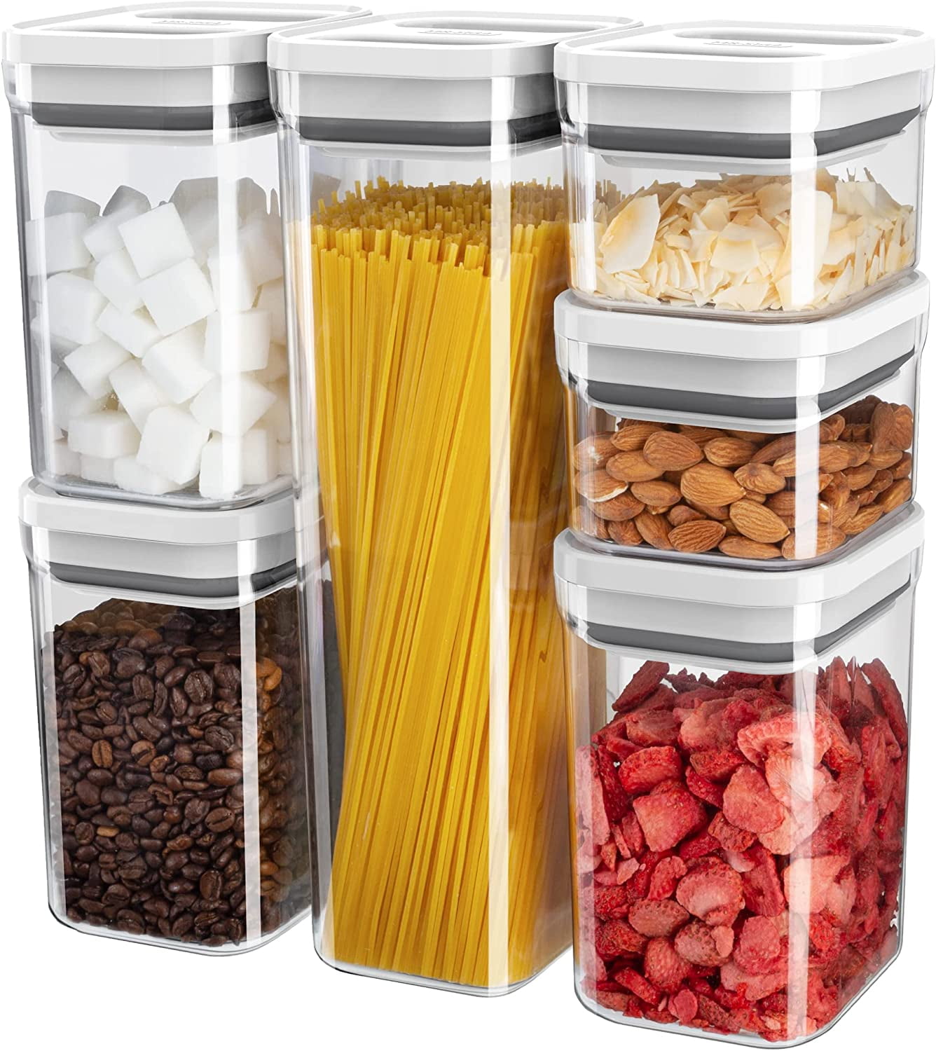 DWELLZA KITCHEN Medium Airtight Food Storage Canister Containers – All  About Tidy