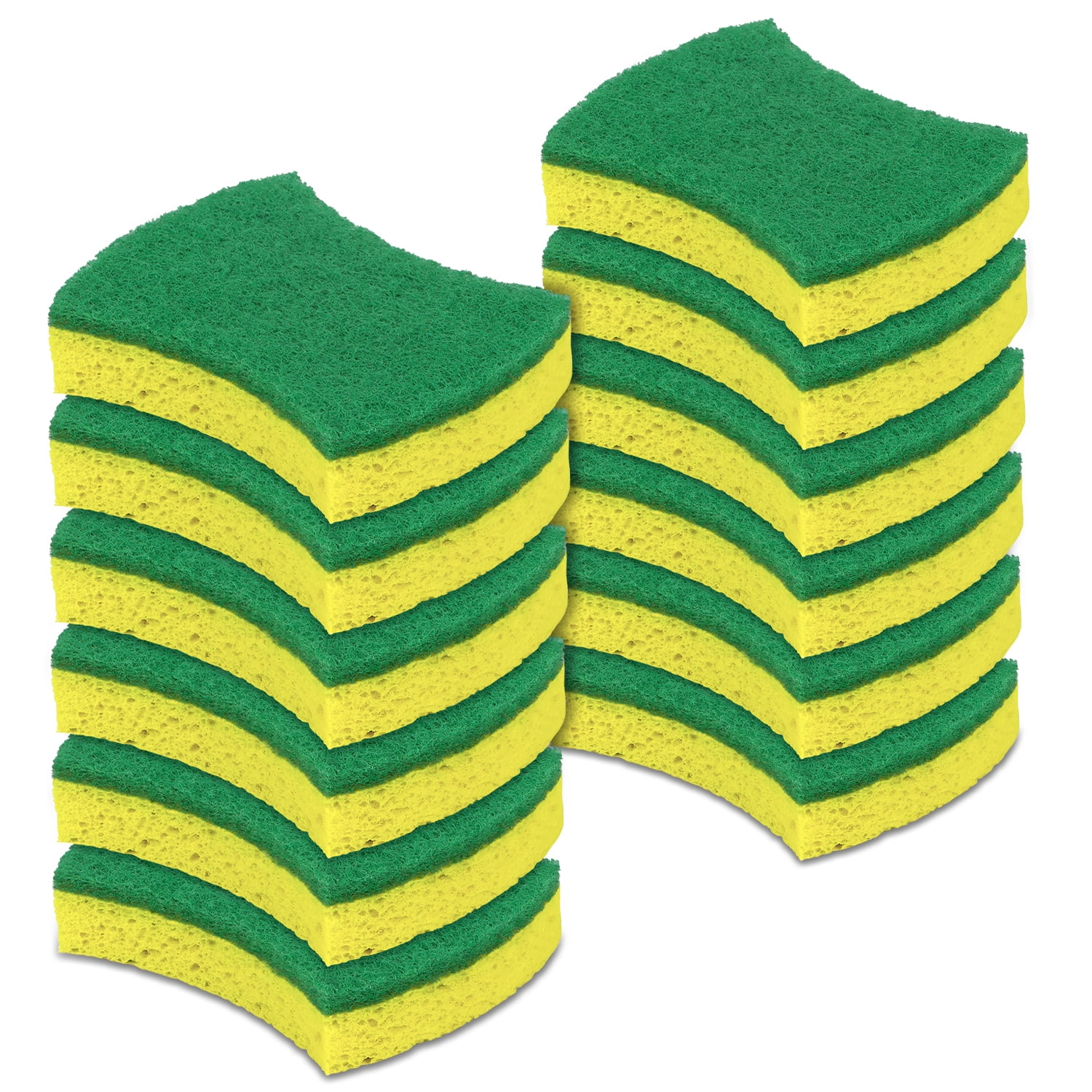 Compressed Wood Pulp Cotton Dishwashing Sponge Kitchen Absorbent Sponge