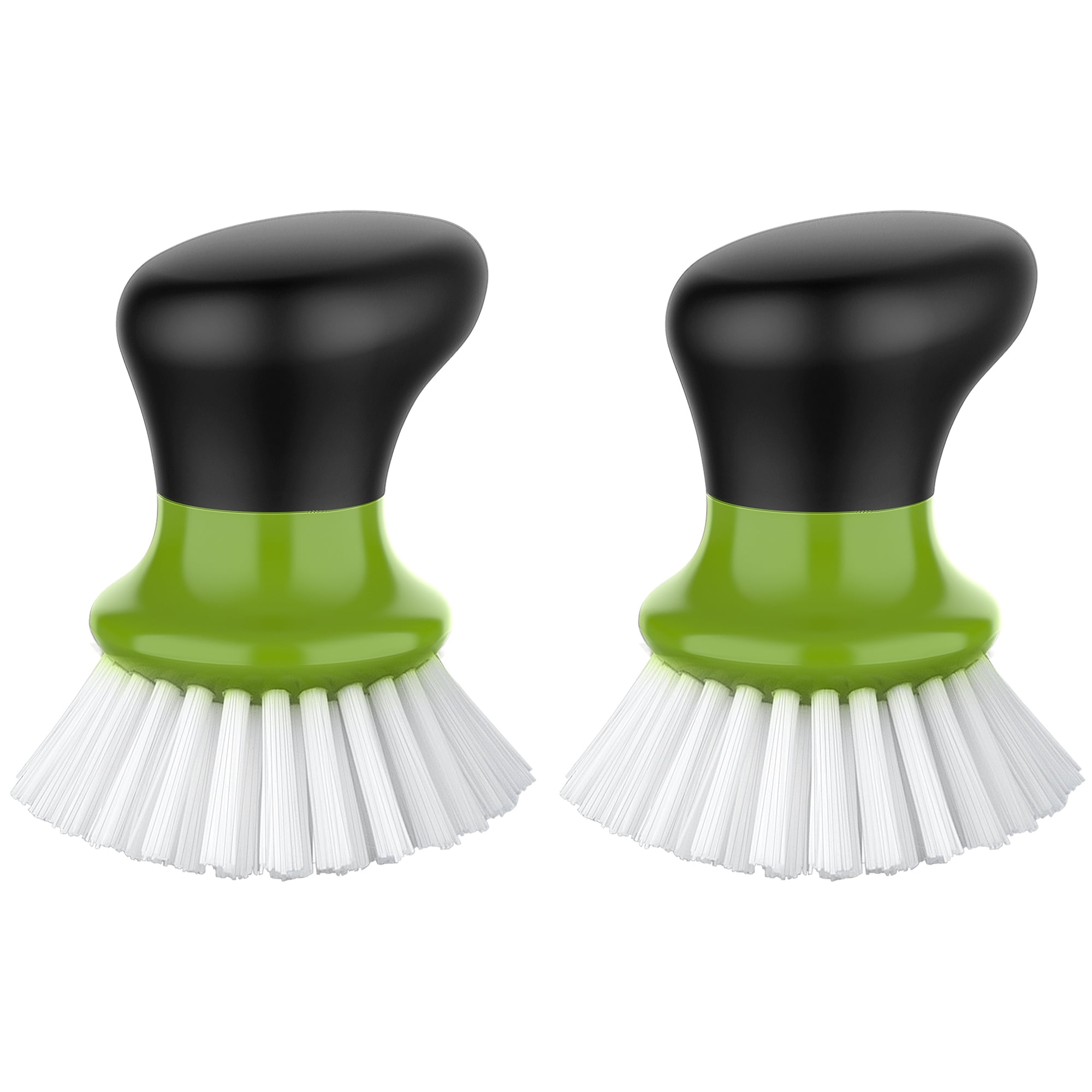 Rubbermaid Commercial - Pot Scrubber Brush, 8 Plastic Handle, Gray Handle w/Yellow Bristles, Sold as 1 EA Rubbermaid Commercial - Pot Scrubber Brush, 8 Plastic Handle, Gray Handle w/Yellow Bristles, Sold as 1 EA