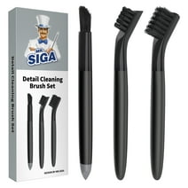 MR.Siga Grout Cleaner Brush Set, Detail Cleaning Brush Set ,Crevice Cleaning Brush,Nylon Brush